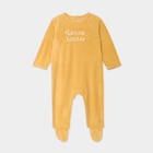 Dors-bien manches longues effet velours jaune or bébé à La Halle dans Moustoir-Remungol Dors-bien manches longues effet velours jaune or bébé à La Halle dans Moustoir-Remungol