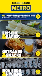 Supermarkt Prospekt von METRO Boitzenburger Land METRO Prospekt: "Wochenangebote", 59 Seiten, 16.03.2026 - 21.03.2026