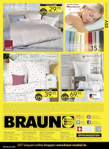 Kopfkissen im aktuellen BRAUN Möbel-Center Prospekt (Reutlingen) Kopfkissen im BRAUN Möbel-Center Prospekt "JUBILÄUMS SSV" mit 20 Seiten (Reutlingen)