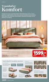 Bett im Segmüller Prospekt in Weinheim Aktueller Segmüller Prospekt mit Bett, "Zum Glück gibt’s Segmüller - Schlafen Spezial", Seite 16