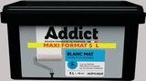 Peinture murs et plafonds acrylique mat 5L - Addict en promo chez Intermarché Hyper Saumur à 19,90 €