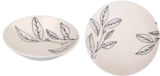 Assiette plate Fleur grès en promo chez Maxi Bazar Créteil à 2,39 €