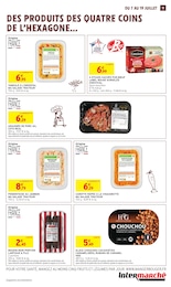 Prix et réduction Viande hachée boeuf surgelée dans le prospectus Intermarché Super en cours Offre Viande hachée boeuf surgelée dans le catalogue Intermarché Super du moment à la page 11
