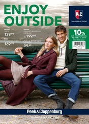 Aktueller Peek und Cloppenburg Prospekt mit Bekleidung, "ENJOY OUTSIDE", Seite 1