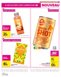 Prix et réduction Kombucha dans le prospectus Carrefour en cours Offre Kombucha dans le catalogue Carrefour du moment à la page 5