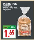 SMASHED BAGEL im Angebot bei Marktkauf in Osnabrück SMASHED BAGEL Angebote bei Marktkauf Osnabrück für 1,69 €