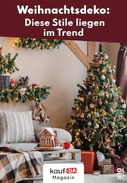 Weitere Geschäfte Prospekt von kaufDA Magazin Börger kaufDA Magazin Prospekt: "Dekotrends", 1 Seite, 03.11.2022 - 26.12.2022