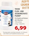 FLOH- UND ZECKENSCHUTZ PUDER von TRIXIE im aktuellen Zookauf Prospekt für 6,99 €