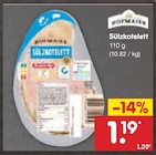 Aktuelle Schweinefleisch Angebote bei Netto Marken-Discount in Rostock Aktuelles Sülzkotelett Angebot bei Netto Marken-Discount in Rostock ab 1,19 €