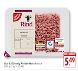 Rinder-Hackfleisch bei EDEKA im Gailingen Prospekt für 5,49 €