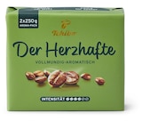 Der Herzhafte - 500 g Gemahlen im Tchibo Prospekt Der Herzhafte - 500 g Gemahlen im aktuellen Tchibo Prospekt für 6,99 €