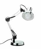 Lampe de bureau Archi chrome H. 41 cm - But à Le Chesnay Lampe de bureau Archi chrome H. 41 cm en promo chez But Le Chesnay à 18,49 €