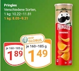 Pringles im Angebot bei GLOBUS in Koblenz Pringles Angebote bei GLOBUS Koblenz für 1,49 €