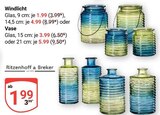 Aktuelles Windlicht Angebot bei GLOBUS in Trier ab 1,99 €