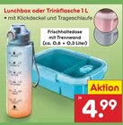 Netto Marken-Discount Weiterstadt - Lunchbox oder Trinkflasche 1 L Angebot im Prospekt Lunchbox oder Trinkflasche 1 L bei Netto Marken-Discount im Weiterstadt Prospekt für 4,99 €