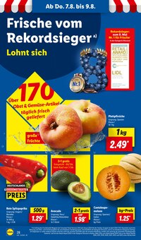 Paprika im Lidl Prospekt "LIDL LOHNT SICH" mit 62 Seiten (Bottrop)