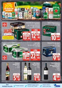 Bier im EDEKA Prospekt "Top Angebote" mit 28 Seiten (Rostock)