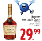 Very Special Cognac Angebote von Hennessy bei EDEKA Memmingen für 29,99 €