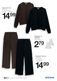Prix et réduction Pantalon Femme dans le prospectus Zeeman en cours Offre Pantalon Femme dans le catalogue Zeeman du moment à la page 17