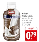 Müllermilch im Angebot bei EDEKA in Homburg Müllermilch Angebote von Müller bei EDEKA Homburg für 0,79 €