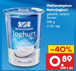 Aktuelles Naturjoghurt Angebot bei Netto Marken-Discount in Berlin ab 0,89 €