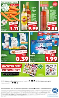 Havana Club im Kaufland Prospekt "Aktuelle Angebote" mit 58 Seiten (Würzburg)