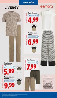Promotion Polo Homme dans le prospectus Lidl, valable du 17/07/2025 au 23/07/2025 Promo Polo Homme dans le catalogue Lidl du moment à la page 67
