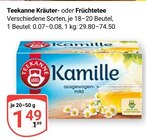 Aktuelle Teekanne Angebote bei GLOBUS in Leipzig Aktuelles Kräutertee Angebot bei GLOBUS in Leipzig ab 1,49 €