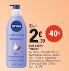 Lait corps - NIVEA dans le catalogue E.Leclerc