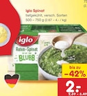 Spinat von iglo im aktuellen Netto Marken-Discount Prospekt