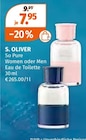 So Pure Women oder Men Eau de Toilette von S. OLIVER im aktuellen Müller Prospekt