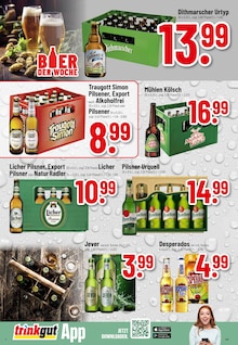 Bier im aktuellen Trinkgut Prospekt (Wiesbaden) Bier im Trinkgut Prospekt "Aktuelle Angebote" mit 8 Seiten (Wiesbaden)