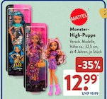 Monster-High-Puppe von Mattel für 12,99 € bei ALDI SÜD im Angebot Monster-High-Puppe von Mattel im aktuellen ALDI SÜD Prospekt