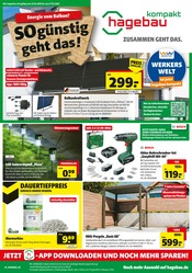 Aktueller hagebau kompakt Baumarkt Prospekt in Garding und Umgebung, "Energie vom Balkon? SO günstig geht das!" mit 8 Seiten, 10.05.2025 - 17.05.2025