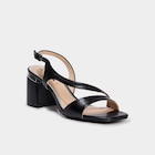 Sandales cérémonie à talons 5 cm noir femme - La Halle Sandales cérémonie à talons 5 cm noir femme à 19,99 € dans le catalogue La Halle
