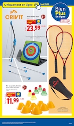 Offre Raquette Badminton dans le catalogue Lidl du moment à la page 47