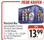 Mönchshof Bier bei nah und gut im Reichenberg Prospekt für 13,99 €