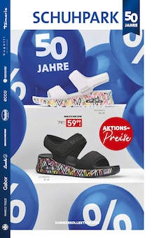 Aktueller Schuhpark Bremen Prospekt "50 JAHRE SCHUHPARK" mit 8 Seiten