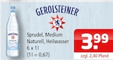 Sprudel, Medium, Naturell, Heilwasser im Angebot bei Getränke Oase in Soest Sprudel, Medium, Naturell, Heilwasser Angebote von GEROLSTEINER bei Getränke Oase Soest für 3,99 €