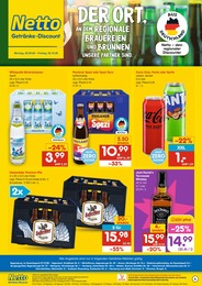 Netto Marken-Discount Prospekt für Pfatter mit 2 Seiten Netto Marken-Discount Prospekt für Pfatter: "DER ORT, AN DEM DU IMMER AUSGEZEICHNETE PREISE FINDEST.", 2 Seiten, 28.09.2026 - 02.10.2026