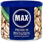 Premium Pistazien im Angebot bei REWE in Bottrop Premium Pistazien Angebote von Max bei REWE Bottrop für 4,49 €