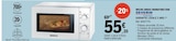 Micro-ondes monofonction - SEVERIN - E.Leclerc à Blois Micro-ondes monofonction - SEVERIN en promo chez E.Leclerc Blois à 55,20 €