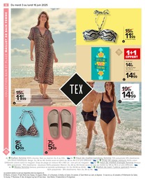 Prix et réduction Drap Plage dans le prospectus Carrefour en cours Offre Drap Plage dans le catalogue Carrefour du moment à la page 8