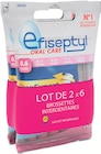 Brossettes Clean Expert 0,6mm 2x6 - EFISEPTYL - Intermarché Hyper Brossettes Clean Expert 0,6mm 2x6 - EFISEPTYL à 3,97 € dans le catalogue Intermarché Hyper