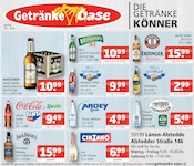 Cola im Getränke Oase Prospekt in Waltrop Aktueller Getränke Oase Prospekt mit Cola, "Aktuelle Angebote", Seite 1