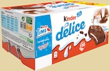 Gâteau délice cacao et fourré lait - Kinder en promo chez Intermarché Besançon à 4,23 €