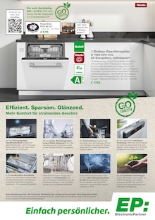 Geschirrspüler im aktuellen EP: Prospekt (Offenbach (Main)) Geschirrspüler im EP: Prospekt "MIELE - Hausgeräte, effizient und langlebig!" mit 12 Seiten (Offenbach (Main))