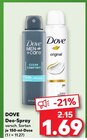 Deo-Spray Angebote von DOVE bei Kaufland Neuss für 1,69 €