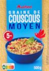 COUSCOUS MOYEN AUCHAN - AUCHAN - Auchan Hypermarché à Saint-Nazaire COUSCOUS MOYEN AUCHAN - AUCHAN en promo chez Auchan Hypermarché Saint-Nazaire à 2,00 €