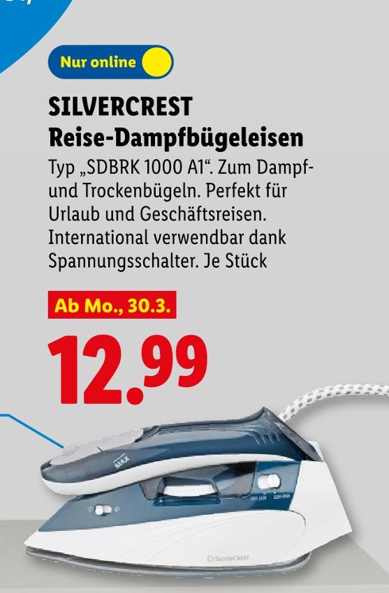 Reise-Dampfbügeleisen